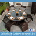 High Quality Outdoor PVC Rattan Furniture Dining Set